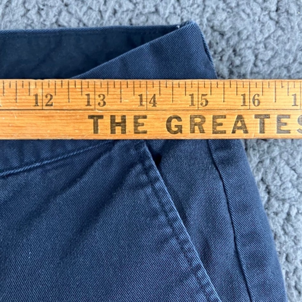 J.Crew Mens 31x30 Navy Blue 100% Cotton Straight‎ Leg Chino Pants - Picture 4 of 10